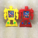 机器人模型水中套圈游戏机儿童益智传统水机玩具2元店玩具批发