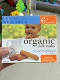 澳洲 Bellamy’s/贝拉米 有机宝宝 磨牙棒 婴儿 磨牙饼干 6+