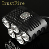 正品TrustFire LED 5T6自行车灯T6车灯强光单车灯前灯充电套装