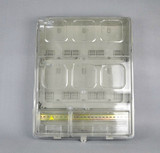 透明电表箱塑料电表箱单相电表箱6户室外防水防盗电表计量配电箱