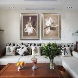 现代简约酒店家居装饰画客厅沙发背景餐厅卧室玄关挂画油画花卉