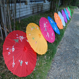 江南伞舞蹈伞工艺伞绸布伞装饰伞油纸伞道具伞花伞纯色伞古典雨