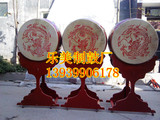 1、1.2、1.5米彩绘中国龙鼓 堆金龙鼓 牛皮战鼓  锣鼓  含鼓架