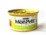 普瑞纳MonPetit 猫罐头 零食 喜跃至尊烧汁吞拿鱼伴车打芝士 85G