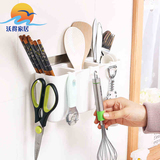 双庆厨房用品沥水筷子笼筷筒多功能大容量沥水筷子笼架吸盘餐具架