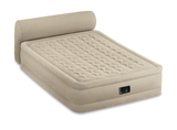 新款INTEX充气床内置电泵靠背床双人充气床垫加厚充气垫床空气床