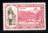 玻利维亚1942年桥梁航空票1V