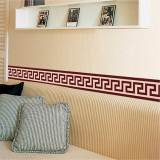 麦兜墙贴古典花纹卧室客厅玄关腰线可移除踢脚线装饰中国风墙贴纸