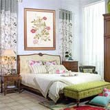 实木床美式欧式雕花床小户型别墅样板房家具定制双人1.8米1.5床