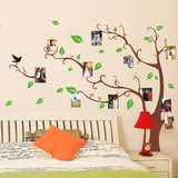 创意照片墙贴 照片树墙贴画 宝宝相框贴相片贴 墙纸自粘墙纸贴画
