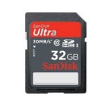 SanDisk闪迪尊高速SDHC存储卡32GB c10 30MB/S佳能6D700D100D650D