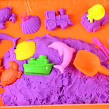 太空粘土沙火星套装沙动力玩具沙空气幼儿童沙滩彩泥彩色沙子套餐