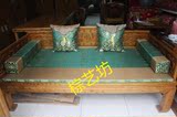 古典家具坐垫绸缎棕垫罗汉床垫五件套中式坐垫红木沙发坐垫可定制