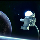 宇航员USB小灯 太空人小夜灯 创意礼物机器人 充电宝键盘灯带开关