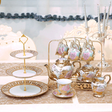 欧式茶具套装奢华高档陶瓷咖啡具整套英式骨瓷下午茶花茶杯子礼盒