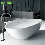 1.8米人造石浴缸 精工玉石 独立式浴缸 复合亚克力 豪华现代浴缸