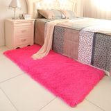 现代欧式丝毛地毯客厅卧室床边毯茶几飘窗榻榻米垫 防滑地垫满铺