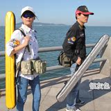 路亚竿筒1.23米硬壳质对开竿桶台钓竿筒鱼竿包渔具包路亚包鱼包