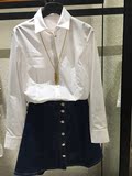 新颖哥弟特价2016秋夏新款气质OL衬衫女长袖百搭纯白色衬衣工作服