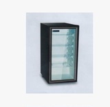 带灯小型冰柜商用迷你家用小冰箱茶叶冷藏柜柜透明饮料展示柜带锁