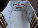 外贸原单天鹅绒婴儿床围 宝宝床上用品 柔软透气儿童床靠小象增高