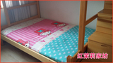 定做儿童床笠纯棉1米1.2米1.35米高低床棕垫床罩全棉卡通床笠双人