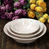 日本进口 粉色樱花碗 陶瓷餐具 套装碗 大碗瓷碗饭碗 米饭碗