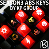 【KP】ABS机械键盘个性透光键帽 F区esc R4高度 filco 鸭子 樱桃