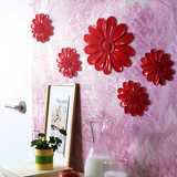 田园花朵壁饰墙面装饰创意立体墙饰挂件客厅墙上菊花墙贴挂饰壁挂