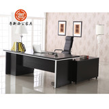 热卖办公家具现代简约创意板式老板桌大班台主管经理总裁桌椅组合