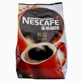 雀巢醇品特浓咖啡 纯咖啡原味无糖无奶 速溶黑咖啡500g袋装 包邮