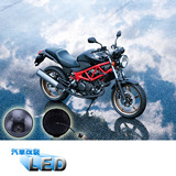 Honda本田摩托车大灯总成 CB400 500 1300 LED透镜头灯 带天使眼