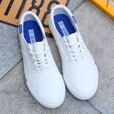 夏季韩版小白鞋女系带百搭学生平底布鞋白色白布鞋板鞋低帮帆布鞋