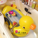 美国Munchkin 鸭子婴儿充气洗澡盆/浴缸 水温感应防烫伤 送充气泵