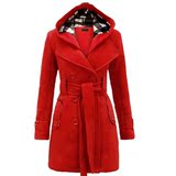 外套Ladies Long Winter Hooded Jackets Coat For Women Coats89