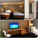 重庆酒店宾馆 客房公寓出租屋旅馆全套家具标间床架 电脑桌行李柜