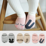 婴儿袜子春秋冬季女宝宝棉袜船袜新生儿童袜子可爱松口地板袜短袜