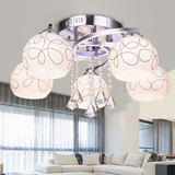 现代简约卧室房间吸顶灯创意温馨餐厅吊灯水晶客厅大气led艺术灯