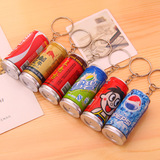 韩国创意文具可乐笔饮料伸缩笔圆珠笔易拉罐笔钥匙扣学习用品批发