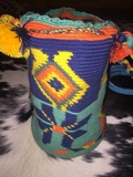 哥伦比亚纯手工编织双股斜挎，手提wayuu包包