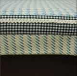 【名杨织秀】蓝色千鸟格沙发垫纯棉名扬织绣布艺高档坐垫