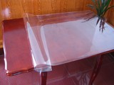 透明桌布/桌垫/软玻璃/水晶膜/pvc膜/十字绣装裱 圆桌面保护膜