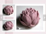 莲花皂模 硅胶模具 手工皂模 蛋糕装饰模具