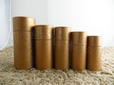 现货金色纸罐 10ML20ML30ML50ML100ML精油瓶包装筒 精油纸罐纸筒