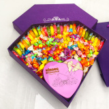 千纸鹤巧克力韩国切片棒棒糖零食礼盒送朋友闺蜜生日礼包礼物