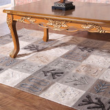 印度进口手工高档羊毛地毯 客厅茶几现代简约房间宜家卧室床边毯
