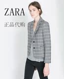 ZARA 专柜正品上海代购 女士 初秋 格纹外套 格子西装 7662/620