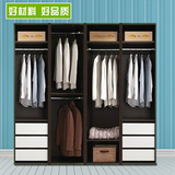 简约现代特价组合衣柜简易衣橱卧室双门衣柜实木定做收纳柜定制