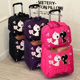 拉杆包 卡通子母包大容量旅游行李包男女韩款旅行袋可爱登机箱包