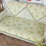 四季通用麻布纯色沙发垫布艺贵妃防滑全棉冬简约现代沙发坐垫三人